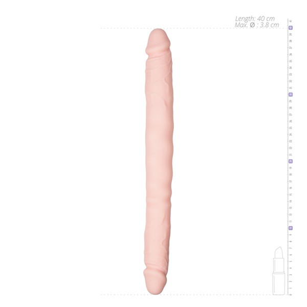 Realistic double dildo 40 x 4 cm