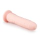 Dildo with suction cup Curved shape 19 x 4.5cm