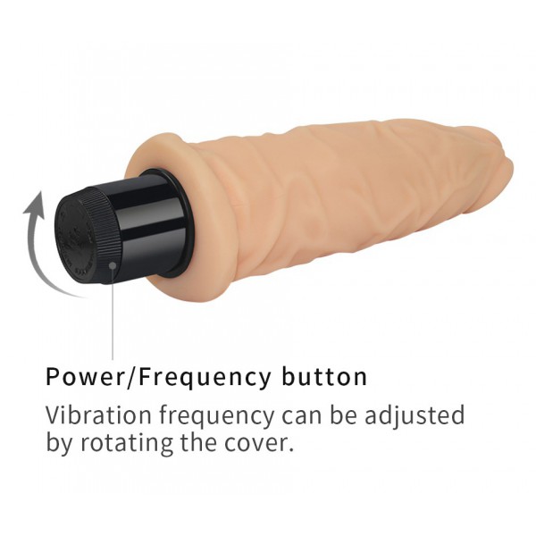 Dildo vibratório Real Feel Vibrating15 x 4cm