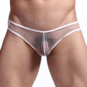 JorionMia White transparent tulle thong