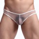 Tulle Thong Transparente Branco