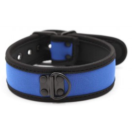Kinky Puppy Blaue Neopren-Halskette