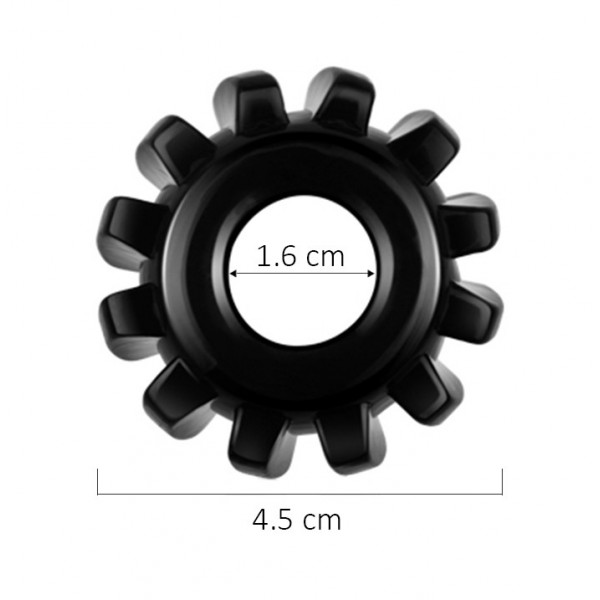 Cockring Power Plus Wheel Schwarz