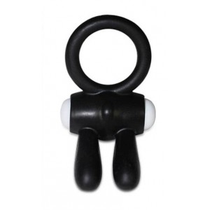 LoveToy Anello vibrante Power Clit Rabbit - Nero