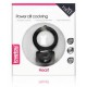 Power Clit HEART Vibrating Ring - Black