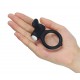 Power Clit HEART Vibrerende Ring - Zwart