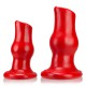 Spina pig-Hole Deep Small 15 x 7 cm Rosso