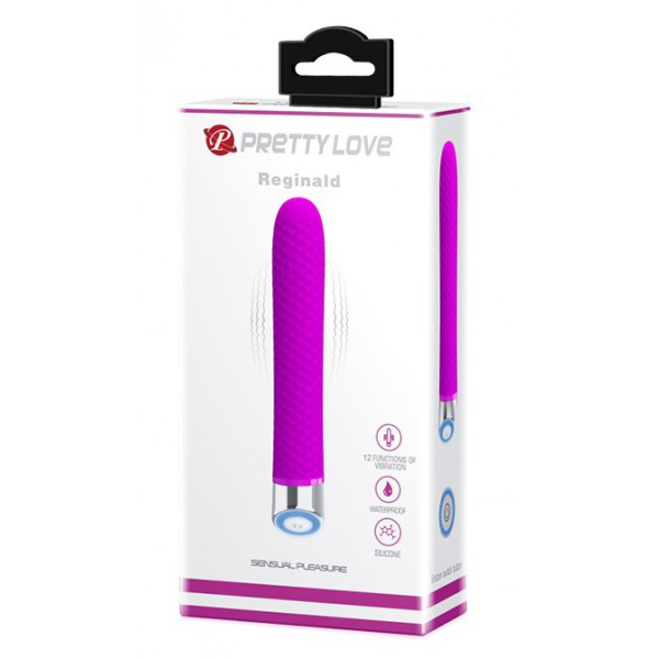 Vibrador Reginald 16,5 x 2,7 cm - Púrpura 