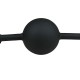 Baillon flexible avec boule silicone Noir