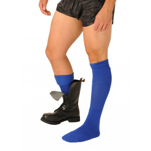 Blaue Stiefel Socken