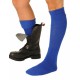 Calcetines azules para botas