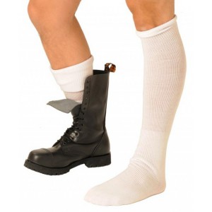 Fist Weiß Stiefel Socken