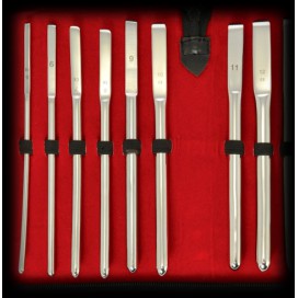 Stainless Steel Kit de 8 tiges pour urètre 5 à 12mm