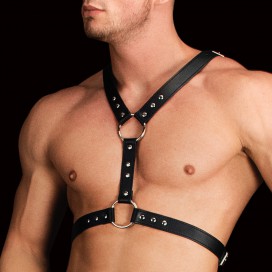 Ouch! Harness Thanos - Chest Centerpiece - Black