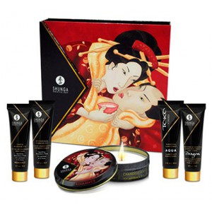 Shunga Secret de Geisha Gift Set - Strawberry Sparkling Wine