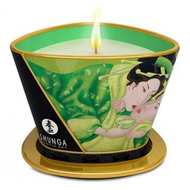Chandelle à massage Shunga ZENITUDE Thé vert exotique 170mL