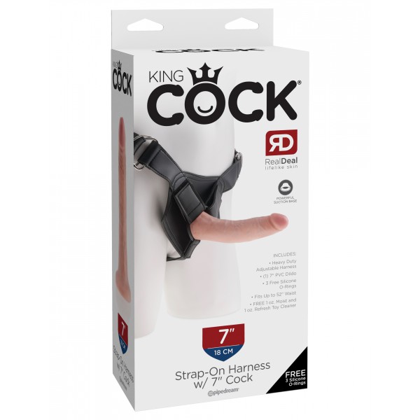 Strap-On King Cock Dildo 17 x 4cm Chair