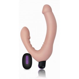 LoveToy Vibrating belt dildo with remote control IJOY