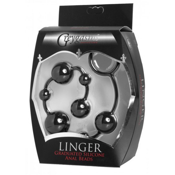 Chapelet anal Linger Silicone 28cm