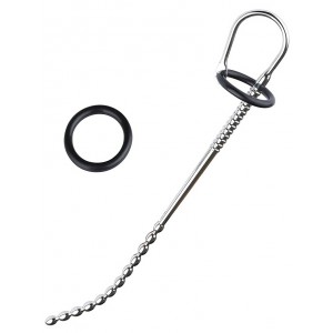 Stainless Steel Gebogen urethra staaf 25cm en 8mm