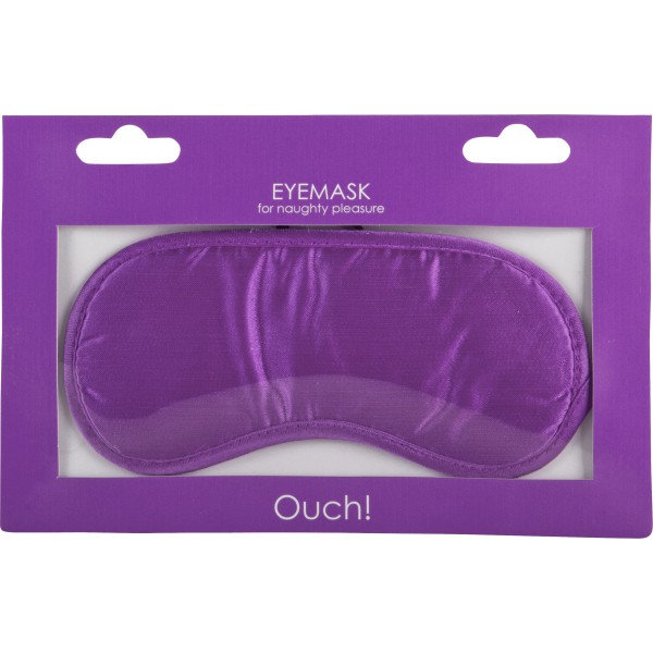 Naughty Pleasure Satin Mask - Purple