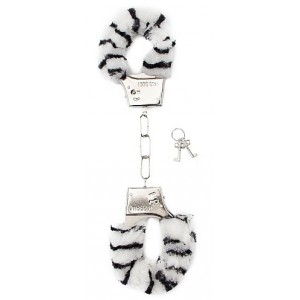 Shots Toys Manette Zebra pelose