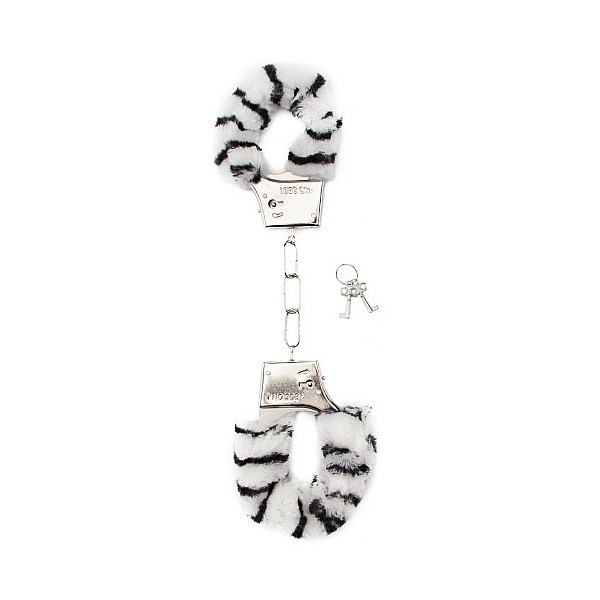 Furry Zebra handcuffs