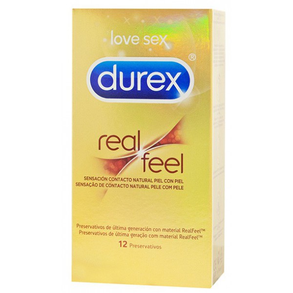 Preservativos sem látex Real Feel x12