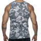 WASHED CAMO Grey Tank Top