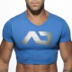 CROP AD Blue T-shirt