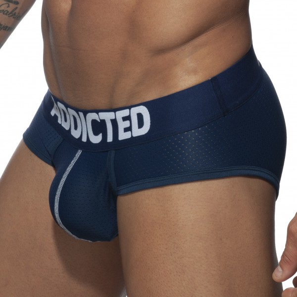 PUSH UP MESH Briefs Navy