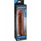 Perfect Extension penis sleeve 18 x 4.5cm brown