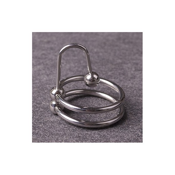 Sperm Stopper Double Ring 2.5cm - Diamètre 8mm