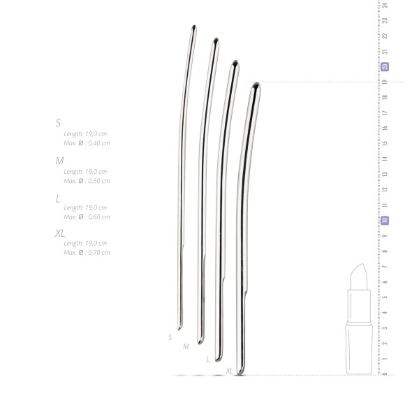 Set van 4 urethrale staafjes 4-7mm