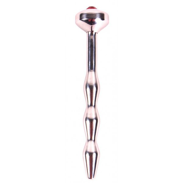 JEWELLED Urethra Jewel 7cm x 8mm Rojo