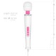 My magic Wand Vibrator - Hoofd 58mm Roze