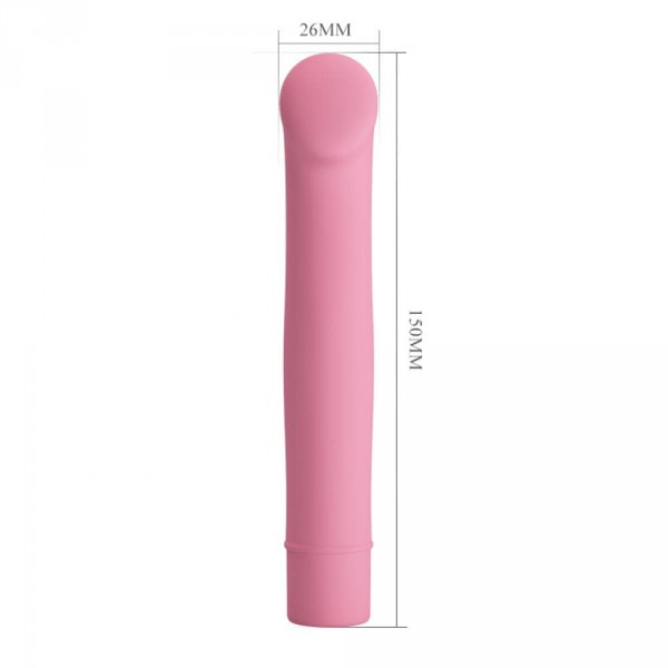 BOGEY sextoy vibratório - 15 x 2,4 cm Pastel rosa