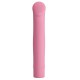 Vibrating sextoy BOGEY - 15 x 2.4 cm Pastel pink