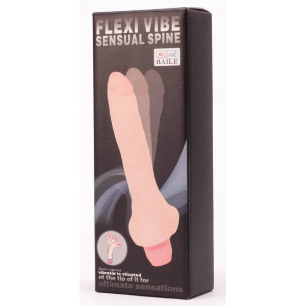 Dildo vibratório Flexi Vibe 13 x 2,5 cm Rosa