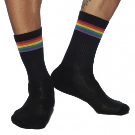 Addicted Chaussettes AD RAINBOW Noires
