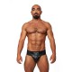 Leder-Jockstrap Mister B Schwarz