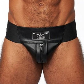 Mister B Leather Jockstrap Negro