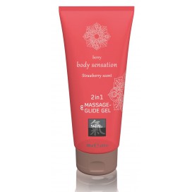 Lubricant and Gel for Strawberry Massage 200mL