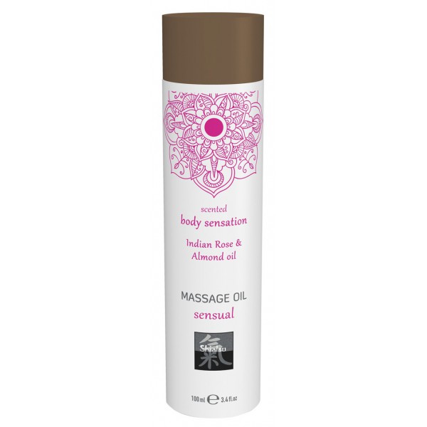 Massage oil sensual - Indian Rose & Almond oil 100ml