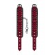 Wrist cuffs Luxury Red