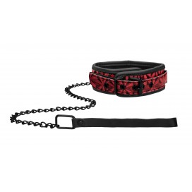 Ouch! Luxury Luxury Red Collar and Lead