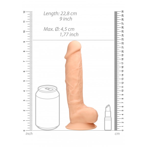 Realrock suction cup dildo 18 x 4.5 cm