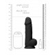 Realrock siliconen dildo 16 x 5 cm