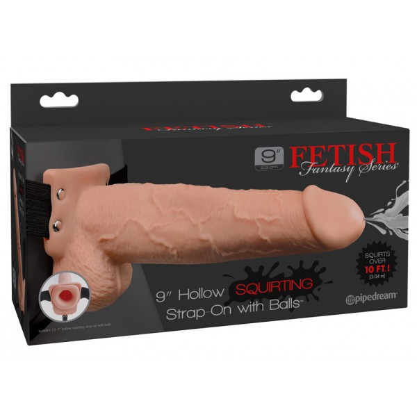 Dildo Squirting Strap-On 20 x 5,5 cm