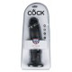 König Schwanz Dildo 24 x 6,4cm Schwarz